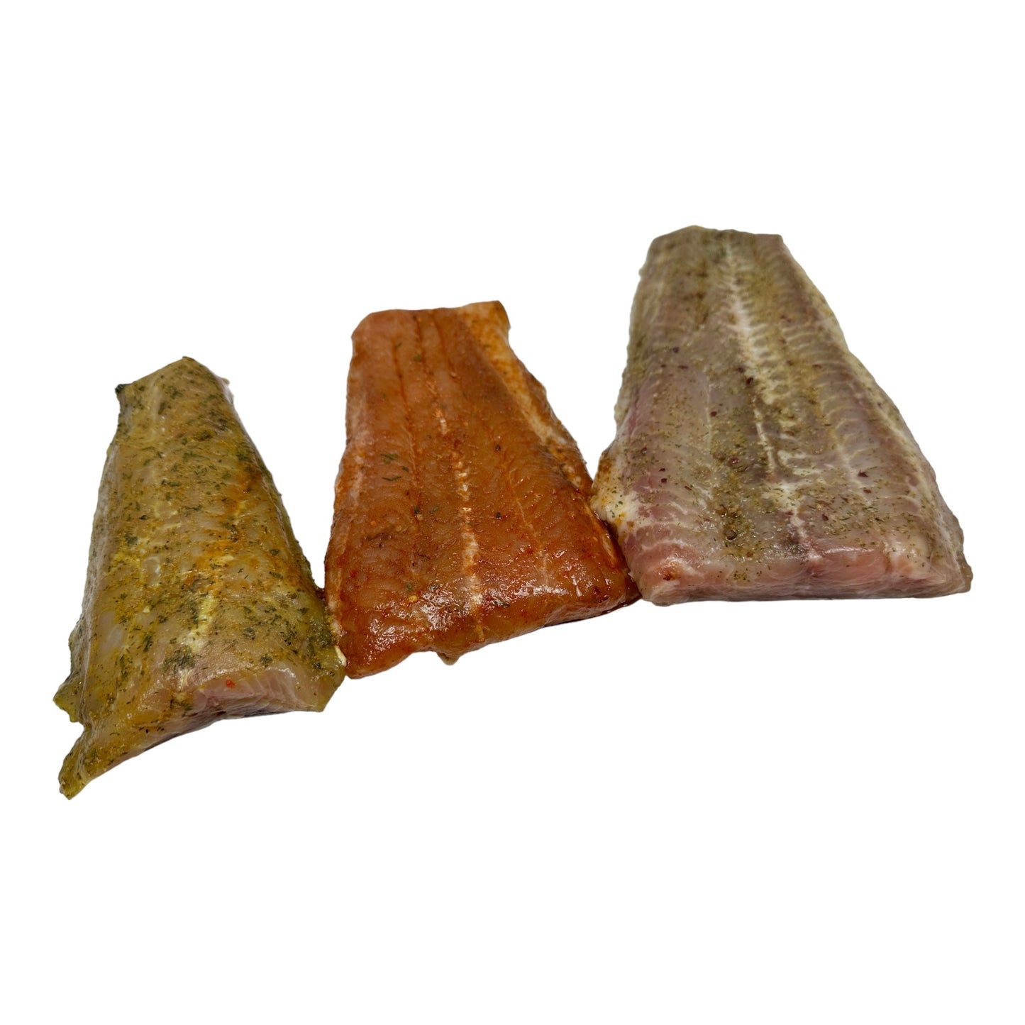 Probierpaket Dreierlei Mariniertes Premium Welsfilet 3x250g